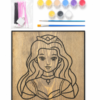 Princess Wooden Painting Kit thumbnail
