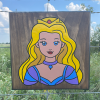 Princess Wooden Painting Kit thumbnail