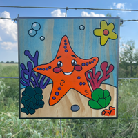 Starfish Wooden Painting Kit thumbnail